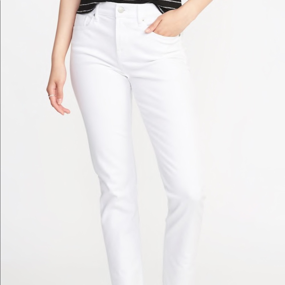 Old Navy “Power” Jean White